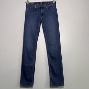 Paige Womens Lennox Jeans Sz 29 Slim Fit Denim Blue Stretch